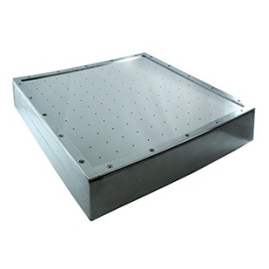 Air massage plate for liner pools 500 x 500 mm AISI 316/L
