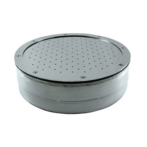 Air massage plate for liner pools d 420 mm AISI 316L