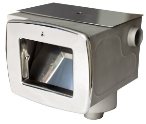 Скиммер с камерой автодолива с механическим клапаном (AISI 316L)