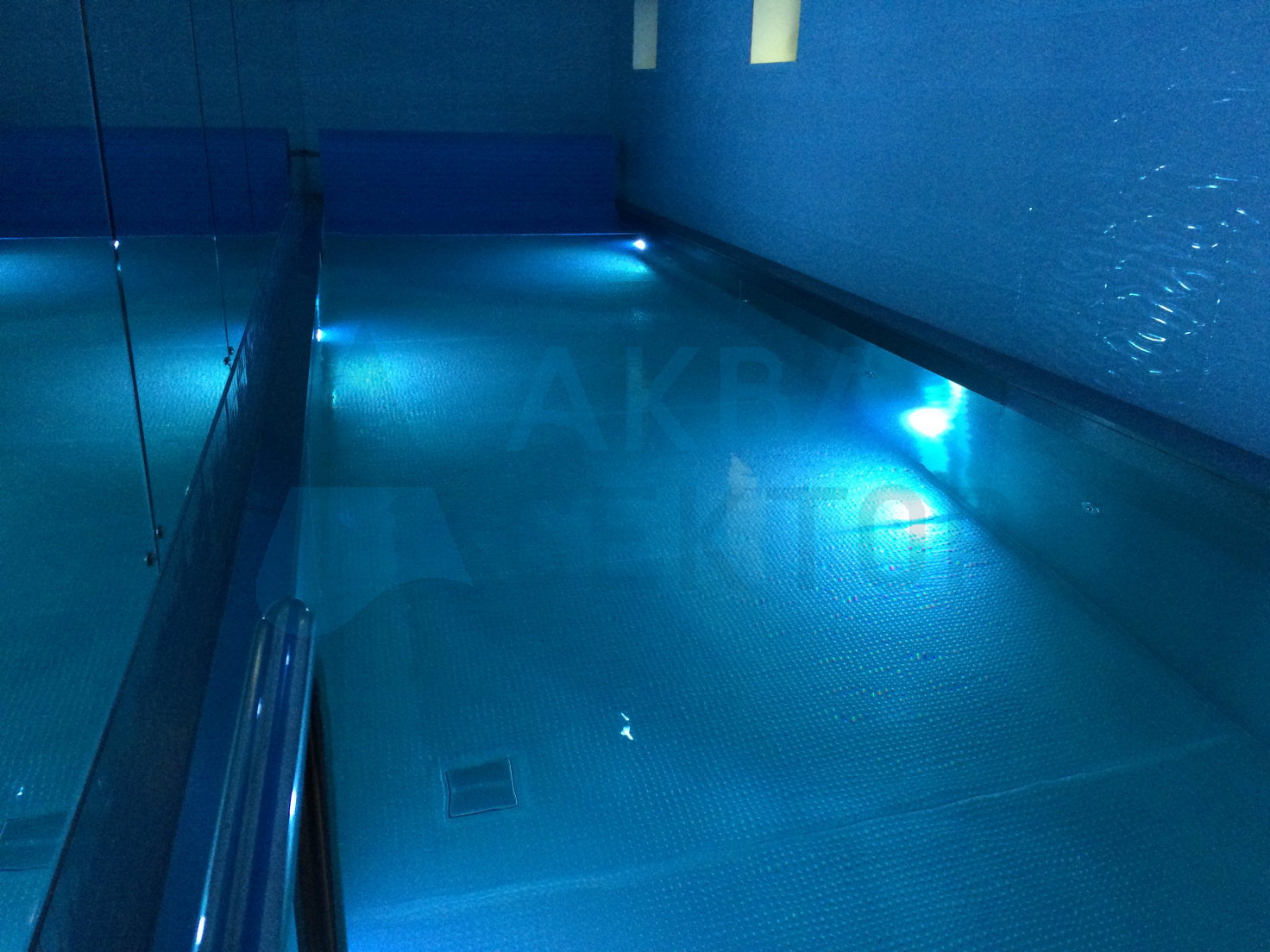 Indoor skimmer pool 10х2,5 
