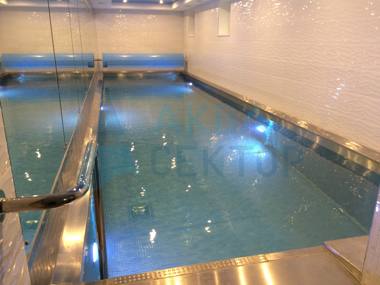 Indoor skimmer pool 10х2,5 